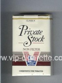 Private Stock Non Filter cigarettes soft box