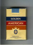 Golden American cigarettes soft box Golden American cigarettes soft box
