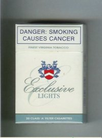 Exclusive Lights cigarettes hard box