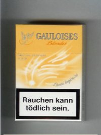 Gauloises Blondes Liberte Toujours yellow Cigarettes hard box