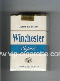 Winchester Export Lights American Blend Cigarettes soft box