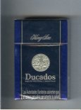 Ducados Bajo En Nicotina Y Alquitran black and blue cigarettes hard box Ducados Bajo En Nicotina Y Alquitran black and blue cigarettes hard box