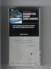 Benson & Hedges Silver Lights 100s cigarettes