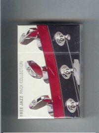 Free Cigarettes Jazz Pack Collection design 2000 hard box Free Cigarettes Jazz Pack Collection design 2000 hard box