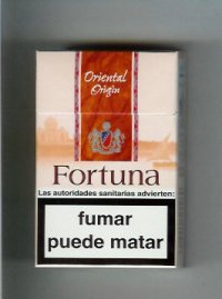 Fortuna. Oriental Origin cigarettes hard box