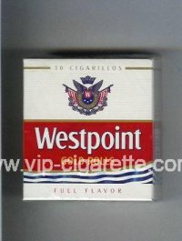 Westpoint Gold Rolls Full Flavor 30 cigarettes hard box