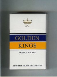 Golden Kings American Blend King Size Filter cigarettes hard box