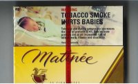 Matinee 25 Short cigarettes wide flat hard box