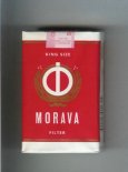 Morava Filter white and red and white cigarettes soft box