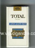 Total De Luxe Ultra Lights 100s cigarettes soft box Total De Luxe Ultra Lights 100s cigarettes soft box