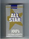 All Star 100s Ultra Lights cigarettes All Star 100s Ultra Lights cigarettes