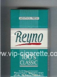 Reyno 100s Classic Menthol Fresh cigarettes hard box