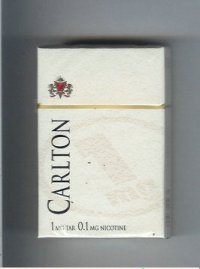 Carlton 1mg tar cigarettes hard box Carlton 1mg tar cigarettes hard box