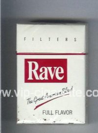 Rave Full Flavor Filters The Great American Blend cigarettes hard box