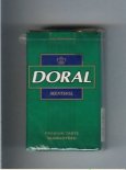Doral Premium Taste Guaranteed Menthol cigarettes soft box