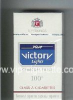 Victory New Lights Charcoal Filter 100s Superkings cigarettes hard box