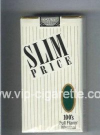 Slim Price 100s Full Flavor Menthol cigarettes soft box