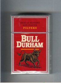 Bull Durham red cigarettes Rich in History and Flavor Filters