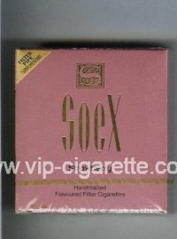 Soex Strawberry cigarettes wide flat hard box