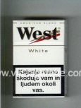 West 'R' White American Blend cigarettes hard box West 'R' White American Blend cigarettes hard box