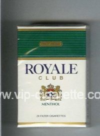 Royale Club Menthol cigarettes hard box
