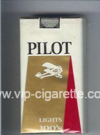 Pilot Lights 100s cigarettes soft box