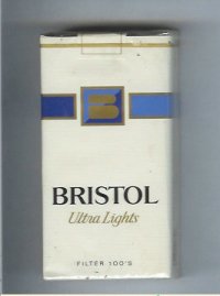 Bristol Ultra Lights 100s cigarettes USA