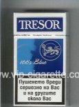 Tresor 100s Blue cigarettes hard box Tresor 100s Blue cigarettes hard box