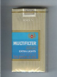 Multifilter Philip Morris Extra Lights 100s cigarettes soft box