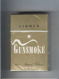 Gunsmoke Lights cigarettes hard box