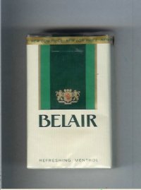 Belair Refreshing Menthol cigarettes soft box