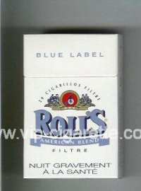 Roll's Blue Label American Blend Filtre cigarettes hard box