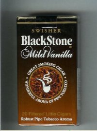 Black Stone Mild cigarettes Vanilla Swisher Little Cigars USA