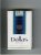 Dallas De Luxo Quality Tobaccos white and blue cigarettes soft box