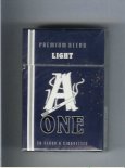 A One cigarettes Premium Blend Ligh A One cigarettes Premium Blend Ligh