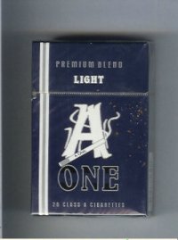 A One cigarettes Premium Blend Ligh