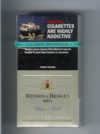 Benson & Hedges Ultra Mild 100s cigarettes ltra Mild Premium Quality