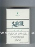 Salem One Mentol with line cigarettes hard box Salem One Mentol with line cigarettes hard box