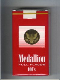 Medallion Full Flavor 100s cigarettes soft box