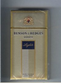 Benson Hedges 100s Lights cigarettes Park Avenue
