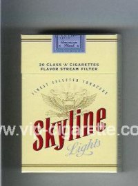Skyline Lights cigarettes hard box