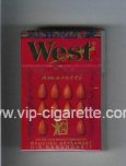 West 'R' Amaretti Finest Blend cigarettes hard box West 'R' Amaretti Finest Blend cigarettes hard box