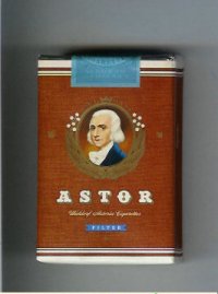 Astor Filter cigarettes 1763-1848 Waldorf Astoria