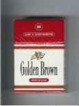 Golden Brown American Blend red and white cigarettes hard box