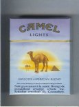 Camel with sun Smooth American Blend Lights cigarettes king size hard box