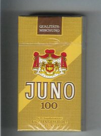 Juno 100 brown cigarettes hard box