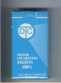 DTC Filter Cigarettes Lights 100s cigarettes soft box