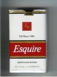 Esquire American Blend Full Flavor 100s cigarettes soft box