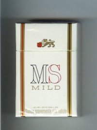 MS Mild cigarettes hard box