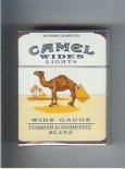 Camel Wides Lights Wide Gauge Turkish Domistic Blend cigarettes hard box